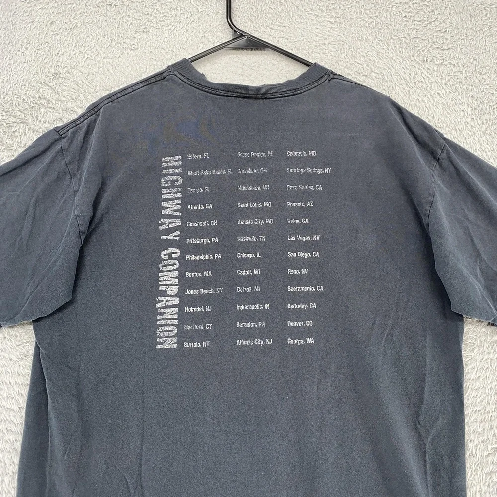 Tom Petty Summer 2005 Tour Shirt Mens Large Black Vintage Graphic Y2K Tee